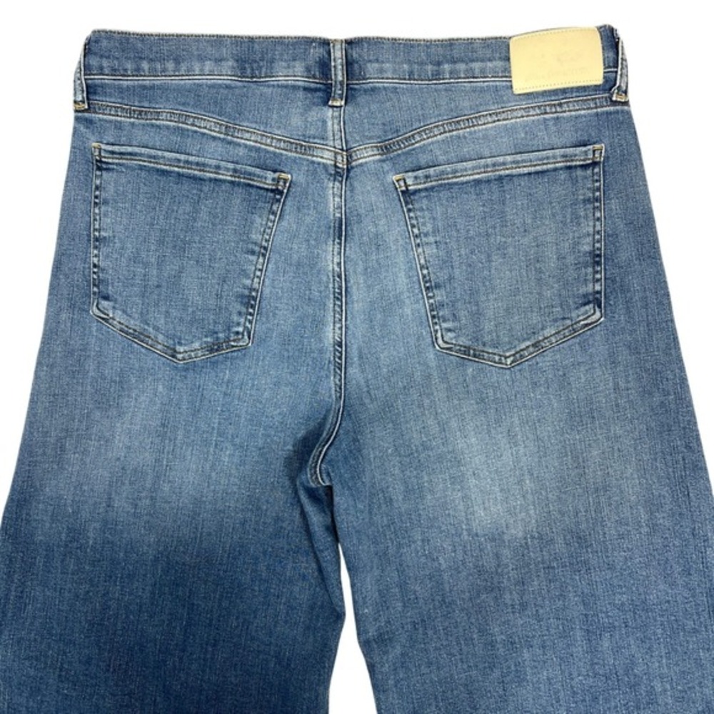 Citizens of Humanity Lyra Wide Leg Crop Jeans 32" Abliss Raw Hem - Picture 10 of 12